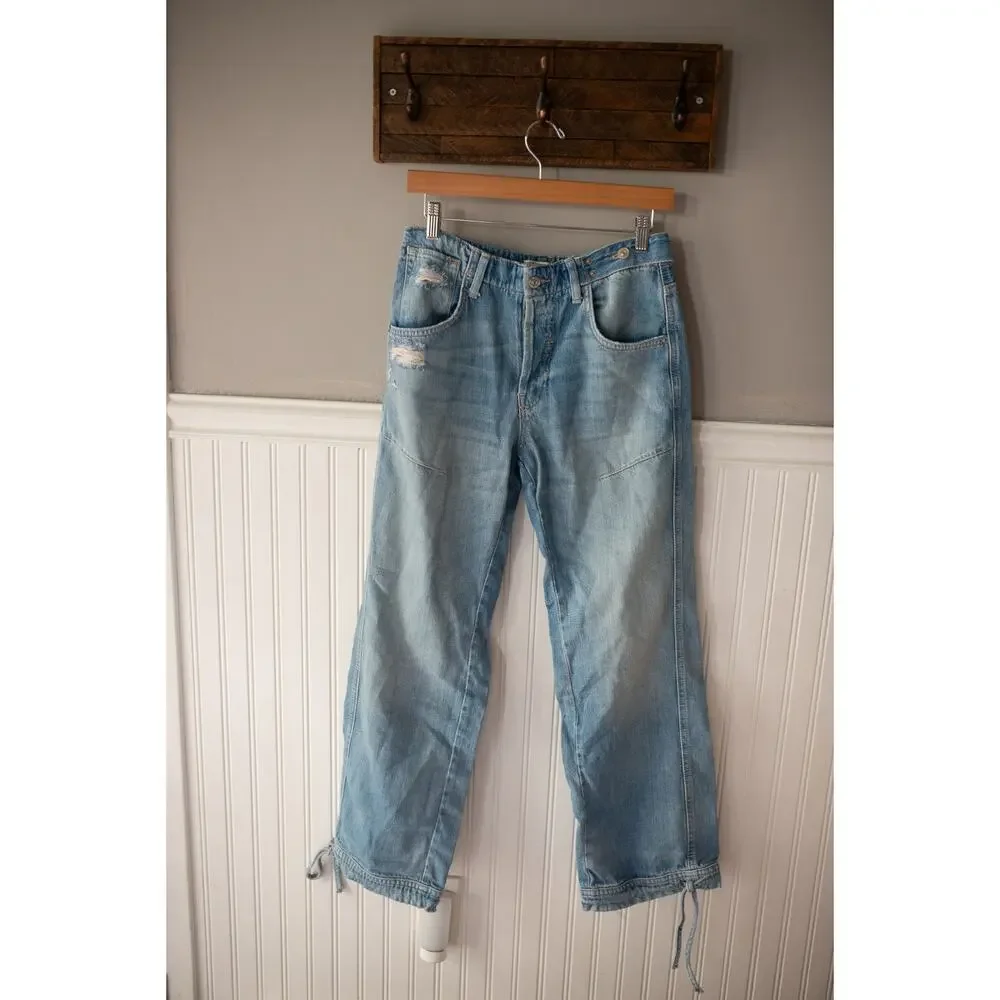 Free People We The Free Don't Wait Up Boyfriend Jeans 26 NEW
